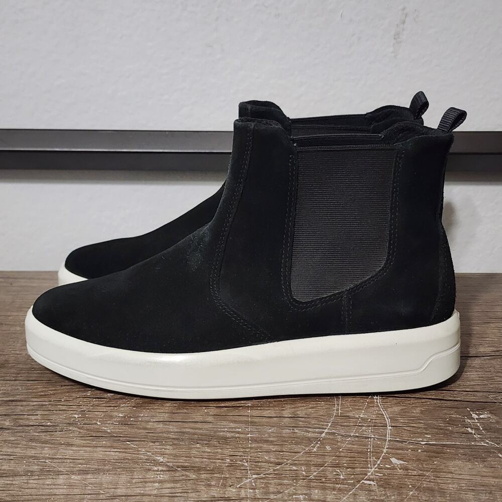 Ecco Soft 9 II Chelsea Boot Women's Casual Slip-In Shoes Size 37 (6-6.5) Black